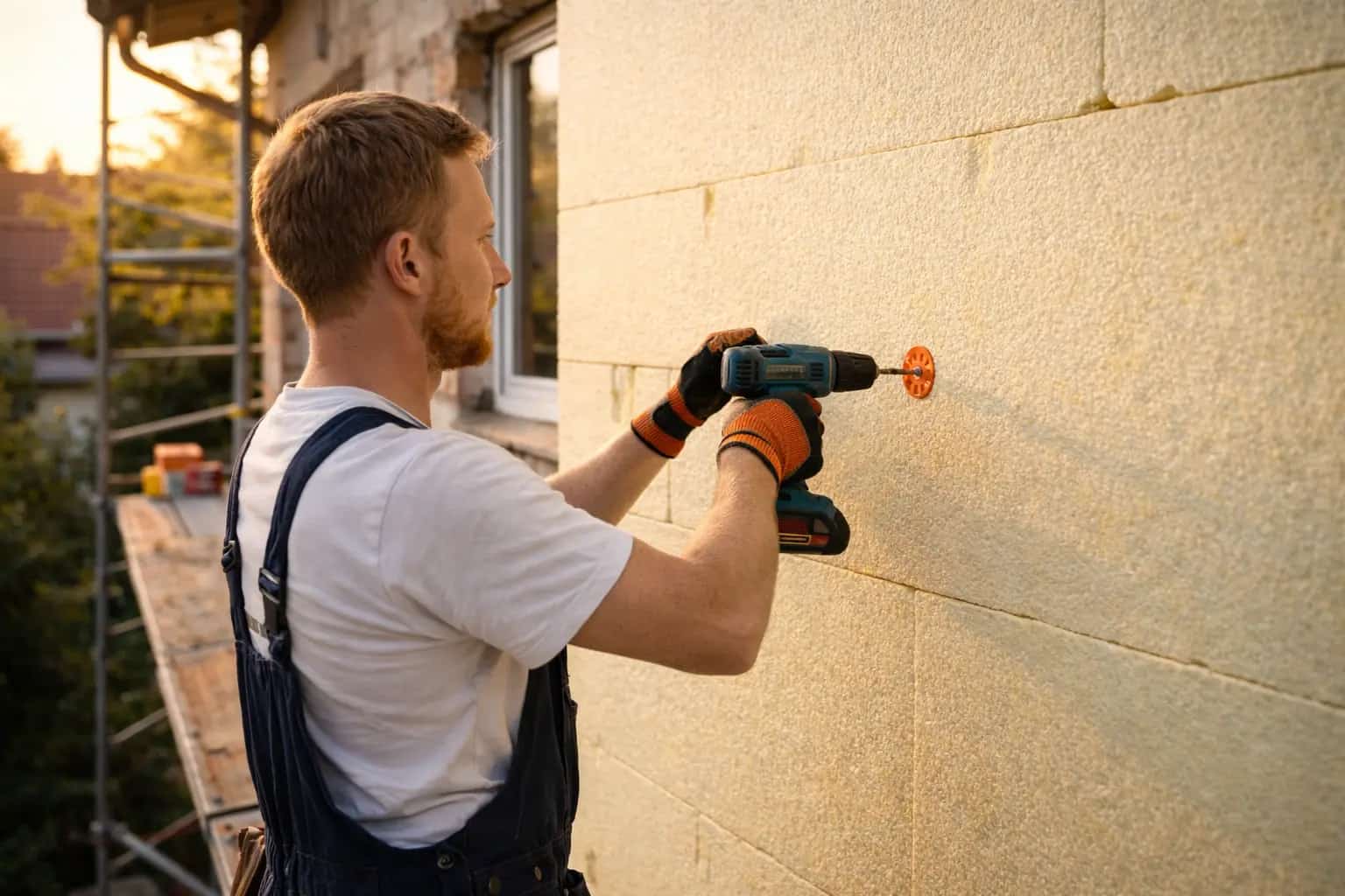 Home insulation project in England