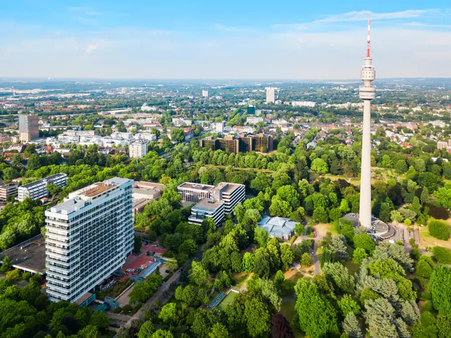 Stadtansicht von Dortmund