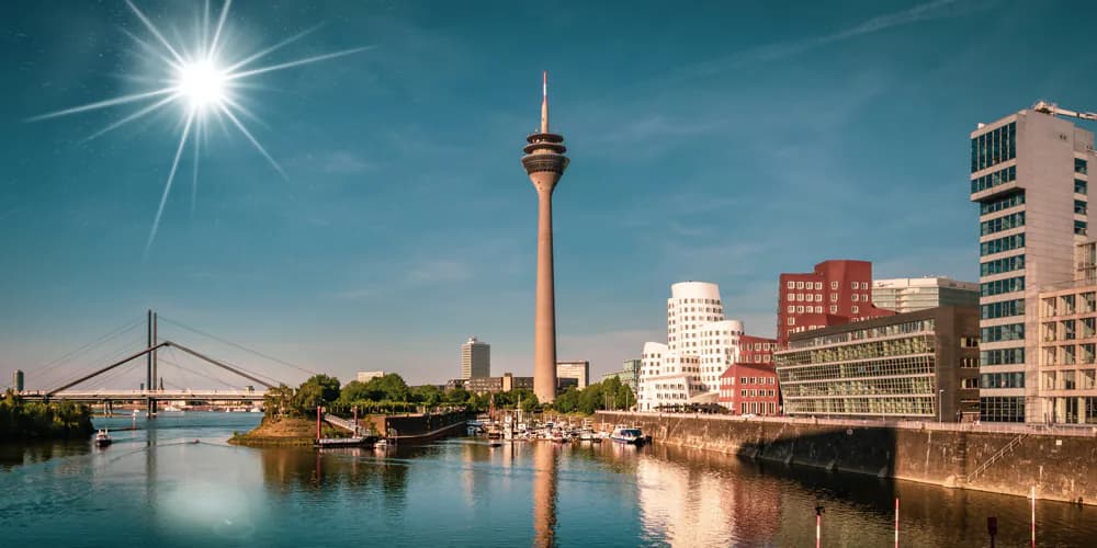 Stadtansicht von Düsseldorf