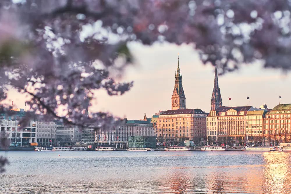 Stadtansicht von Hamburg