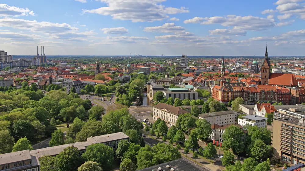 Stadtansicht von Hannover
