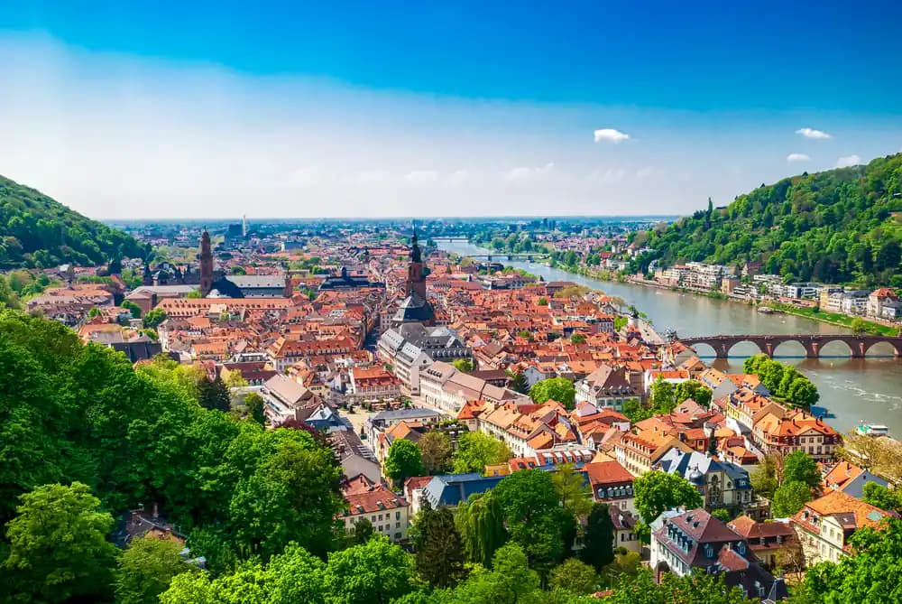 Stadtansicht von Heidelberg für Wallbox und regionale Elektriker-Fachbetriebe