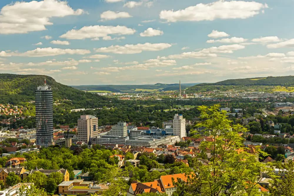 Stadtansicht von Jena