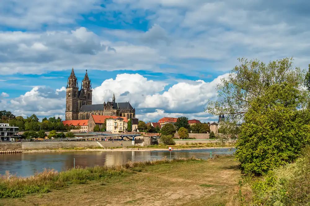 Stadtansicht von Magdeburg