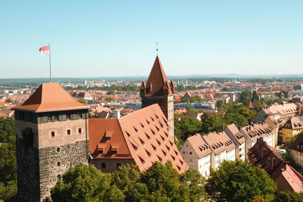 Stadtansicht von Nürnberg