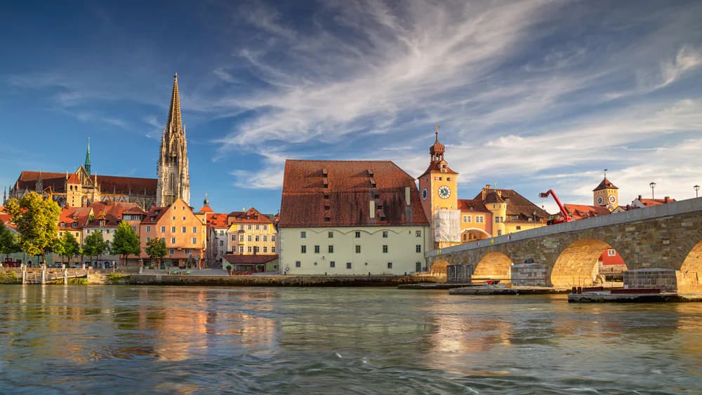 Stadtansicht von Regensburg
