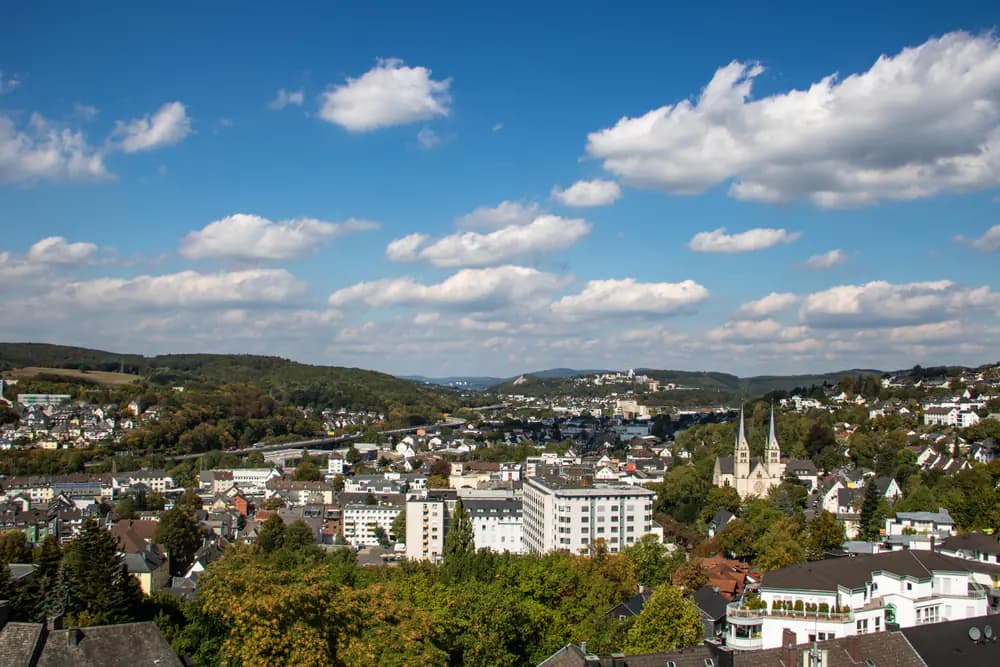 Stadtansicht von Siegen für Trockenbauwände und regionale Trockenbauer-Fachbetriebe