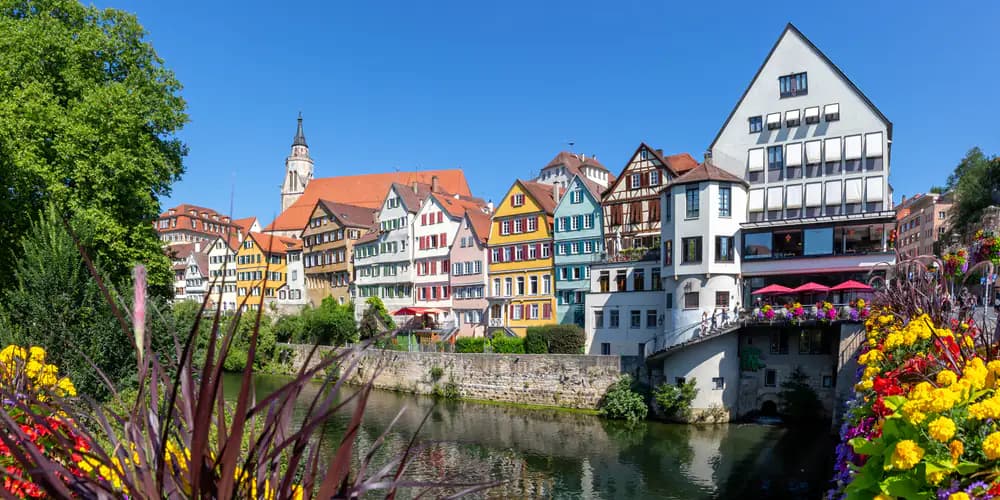 Stadtansicht von Tübingen