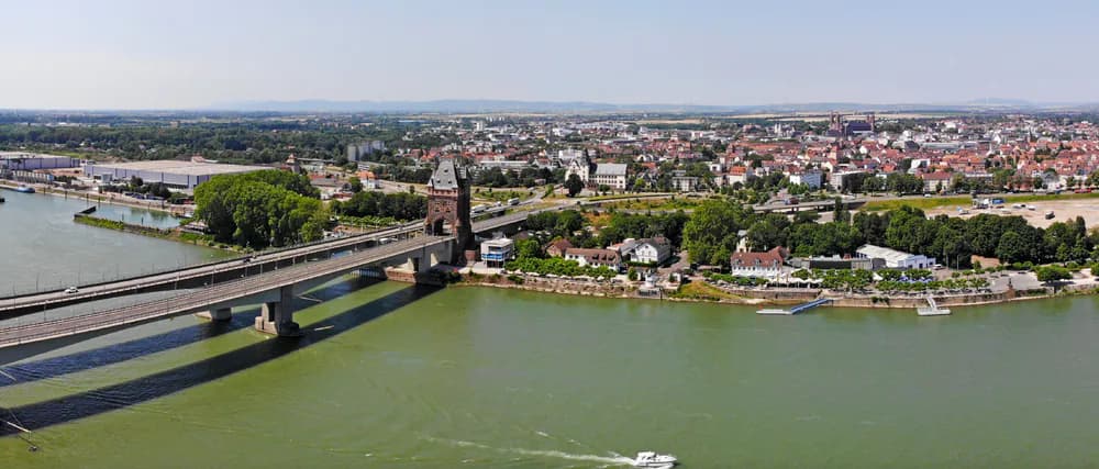 Stadtansicht von Worms