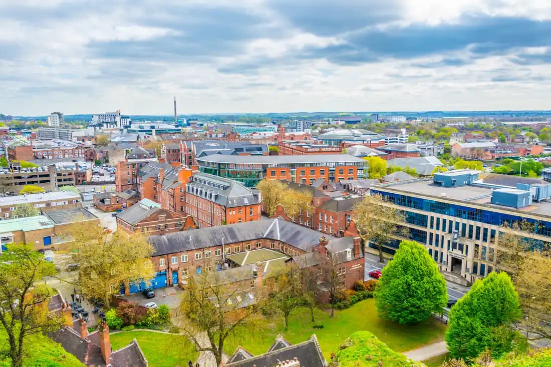 City view of Nottingham
