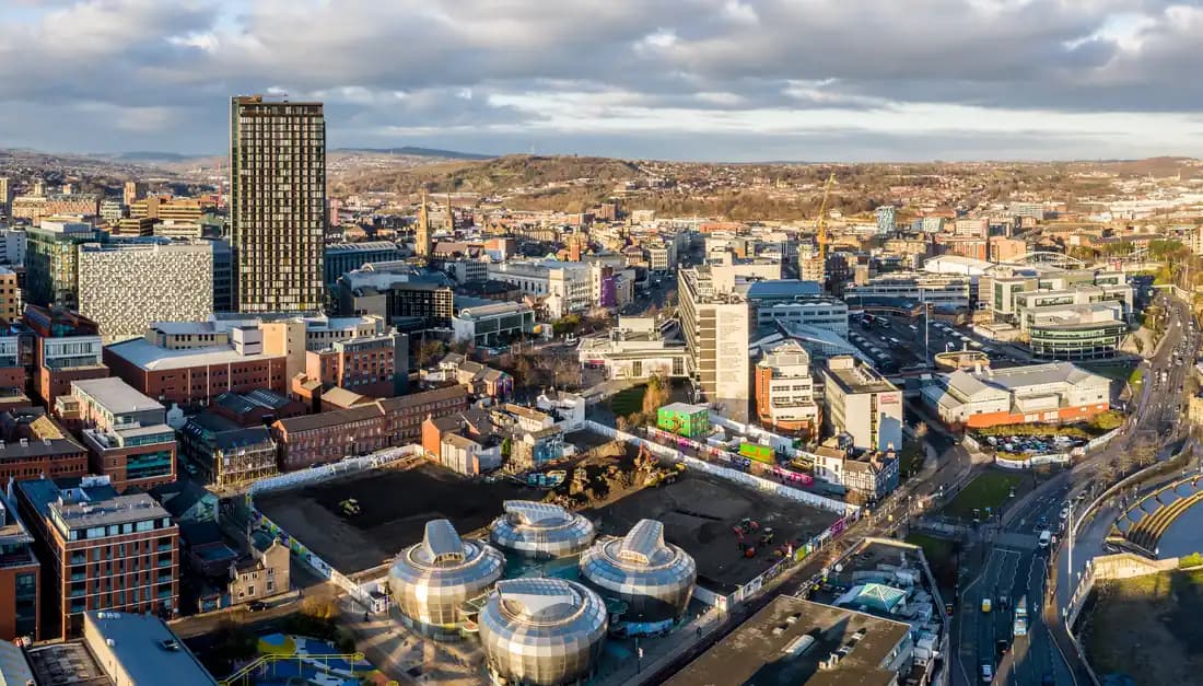City view of Sheffield