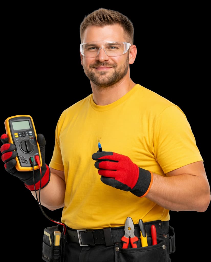 Electricians specialist business at work