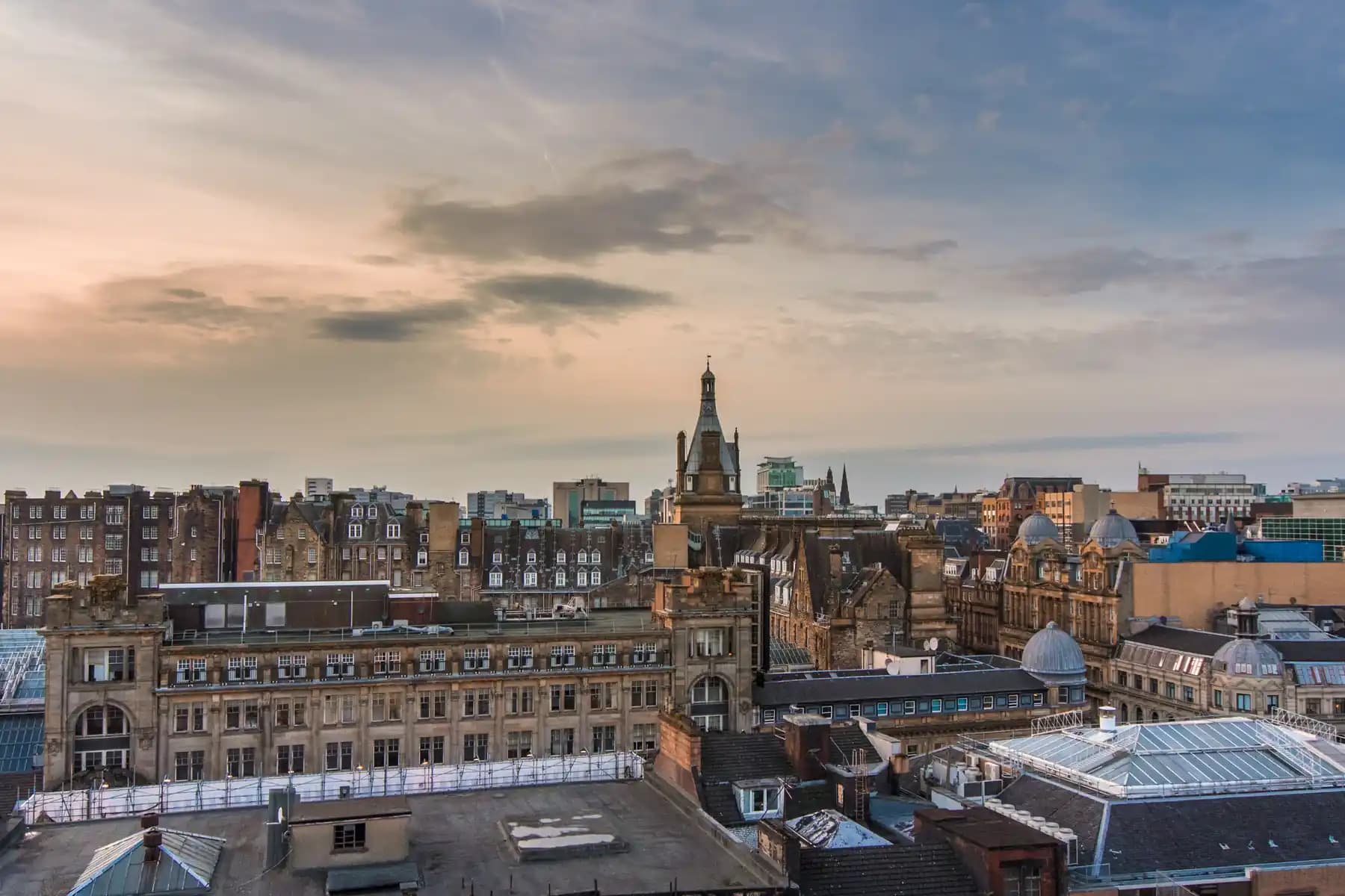 City view of Glasgow for tiling and regional Tilers specialists