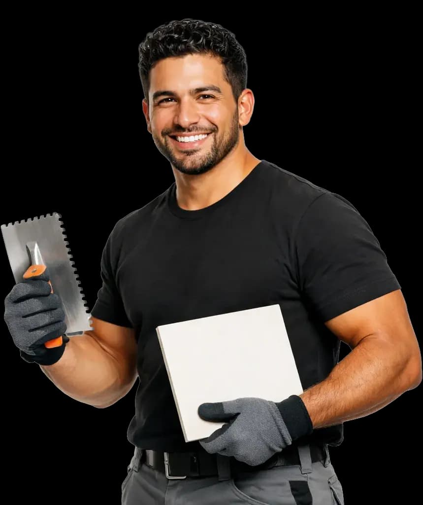 Tilers specialist business at work